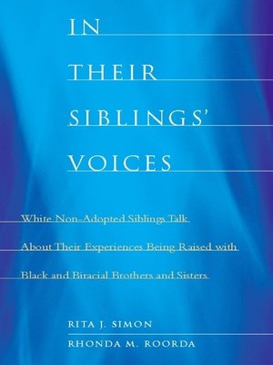 cover image of In Their Siblings' Voices
